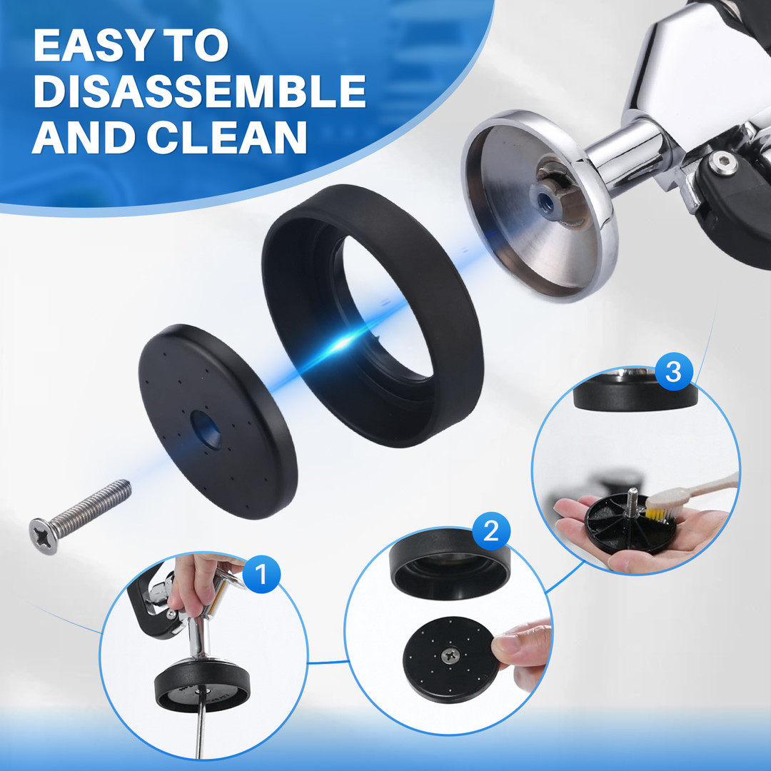 1.42 GPM Pre Rinse Sprayer Commercial Sink Sprayer Replacement for Kitchen Sink Faucet in Black - Image 6
