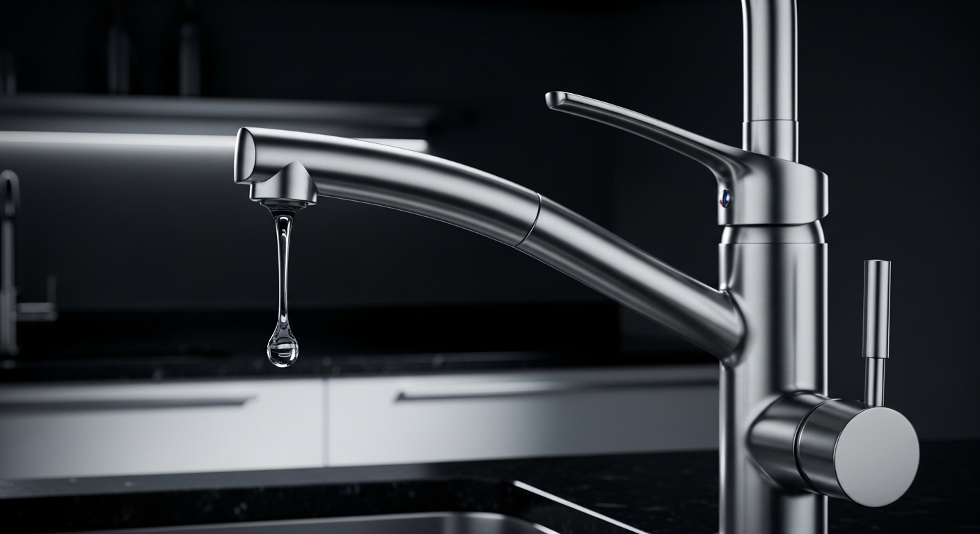 kitchen faucet dripping