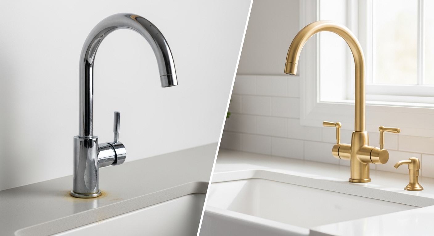 kitchen faucet yellow