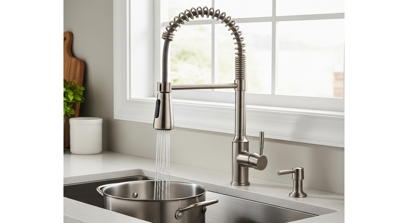 j e l i pull down kitchen faucet