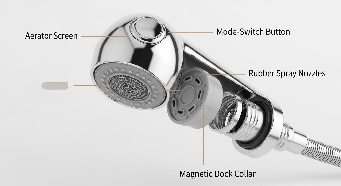 kitchen faucet spray head