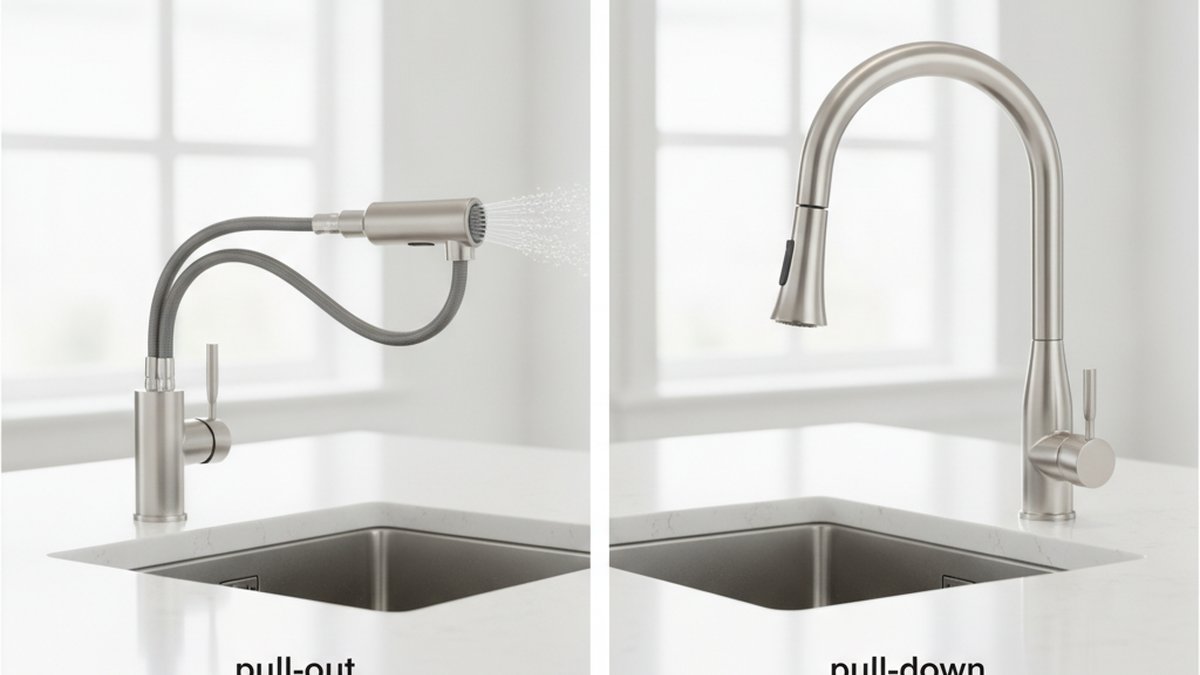 kitchen faucet with sprayer pull-out spray